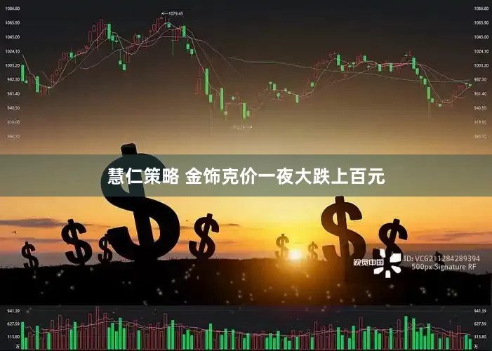 慧仁策略 金饰克价一夜大跌上百元