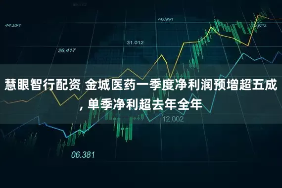 慧眼智行配资 金城医药一季度净利润预增超五成, 单季净利超去年全年